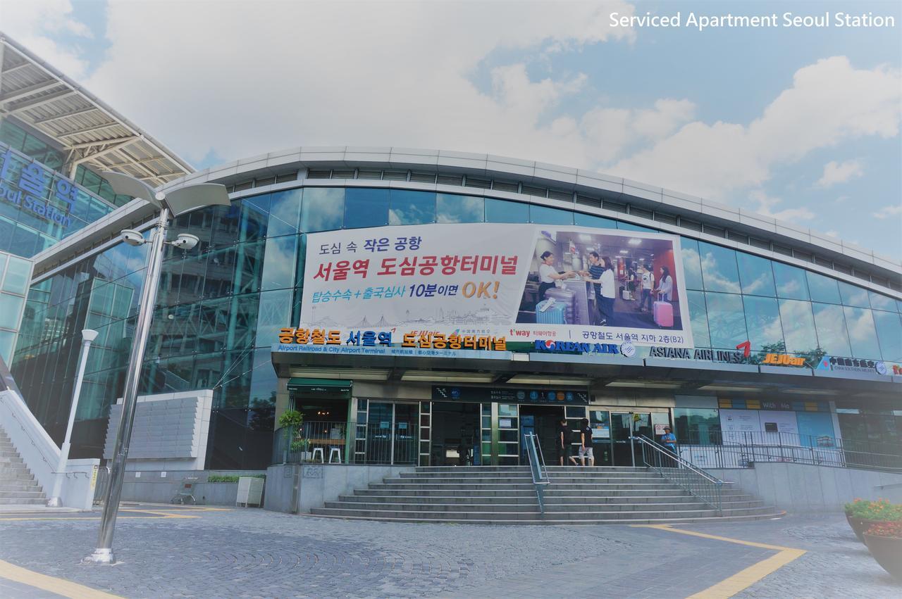 Serviced Apartment Seoul Station Exterior foto